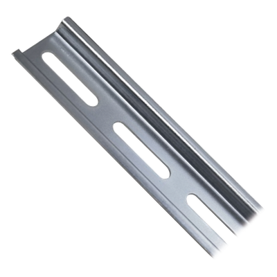 SYSRD2M - Riel DIN / 35 mm ranurado / 2 m (6.56 ft) / Acero cromo-zinc laminado en frío