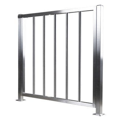 XD-100-MC - Puerta de Medio Cuerpo / Acero Inoxidable / 100 cm (3.3 ft) Ancho / 90 cm (2.9 ft) Alto / Control de Acceso