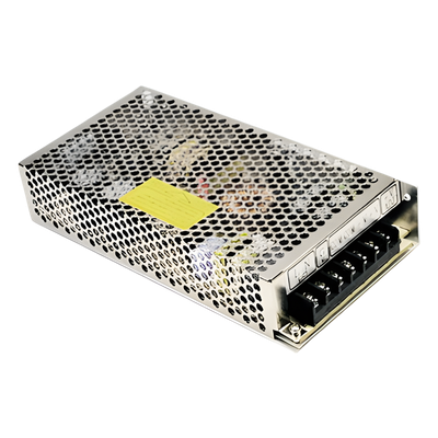 RS-150-12 - Fuente de Poder Industrial / 150W / 12Vcc / 12.5A / 100-240Vca / 0.32 x 0.12 x 0.65 pies