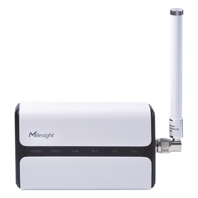 UG65915EA - Gateway LoRaWAN / 8 Canales / IP65 / Cobertura 2 km (1.2 mi) Urbana / PoE / CPU Quad-Core / BACnet y Modbus