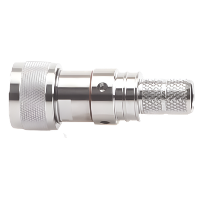 EZ-400-UM-X - Conector UHF Macho / Plegable / Pin Cautivo / DC ~ 3 GHz / 50 Ω / Para RG-8, LMR400