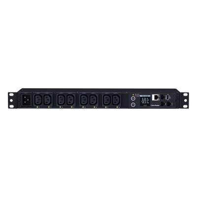 PDU81006 - PDU Switchable y Monitoreable por Toma / Entrada 200-240 Vca NEMA L6-20P / 8 Salidas C13 / Horizontal 19in / 2UR / 6.6ft