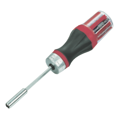 PSTH02005 - Desarmador multifuncional / 16 en 1 / Función de matraca / Mango ergonómico antideslizante / Acero cromo vanadio