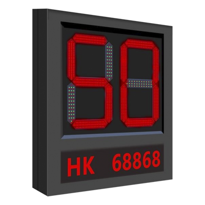 DS-TVL224-8-5EY - Pantalla LED para Aplicación de Estacionamientos / Indicador de Estados como Exceso de Velocidad, Velocidad Normal