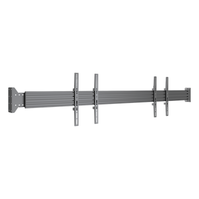 LFWW2X1U - Sistema de Montaje en Pared / Rieles 2000 mm (78.7 ft) / Estructura Modular / Soporte Ajustable / Incluye Herramientas y Tornillería Completa
