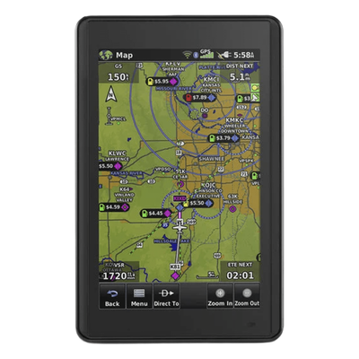 10-01518-00 - Navegador portátil aera 660, muestra información de trafico aéreo y una excelente visualización por medio de su pantalla con visión 3D touch screen.