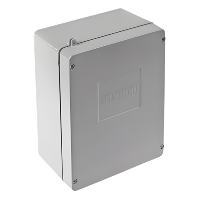 JB-0549 - Caja de Unión de Aluminio sin orificios para interiores y exteriores.