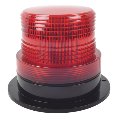 X126-R - Burbuja de Señalización LED / 8 LEDs Rojos Gen III / 340 Lúmenes / 10-110 Vcd / 4 W / Patrón de Destello Ajustable / Montaje Permanente