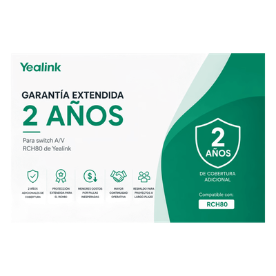 RCH80-AMS-2YEAR - Garantia Extendida de 2 Años para Switch RCH80 de Yealink