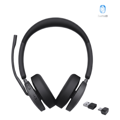 BH74-TEAMS-USB-C/A - Diadema Inalámbrica Bluetooth / Cancelación de Ruido ANC Híbrida / 6 Micrófonos / Alcance 50 m (164 ft) / Autonomía 65 h / USB-C/A / Bluetooth 5.3