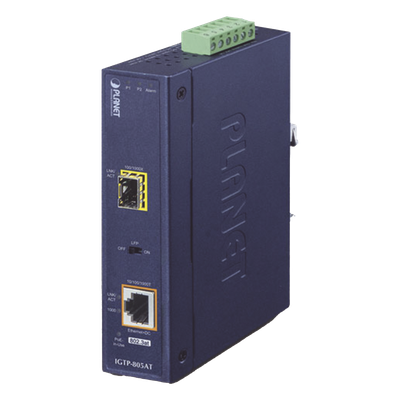 IGTP-805AT - PLANET IGTP-805AT convertidor de medio 2000 Mbit/s 1310 nm Azul