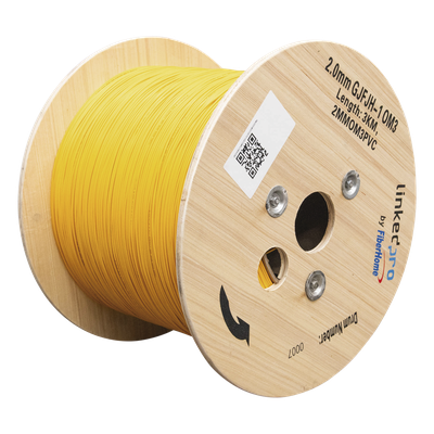 2MMOM3PVC - Fibra Óptica Multimodo OM3 2 mm Simplex Tight Buffer (900 micras), Precio Por Metro, (Hasta 2000 Metros en un Solo Tramo de Cable)