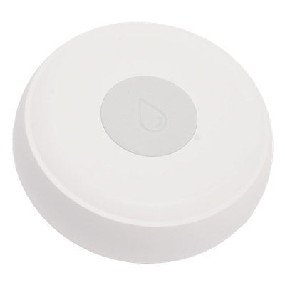 HS1WLTY - Sensor de Inundación Inalámbrico / Zigbee 2.4 GHz / Batería hasta 24 Meses / Diseño Separado Cuerpo-Sensor / Alerta de Batería Baja