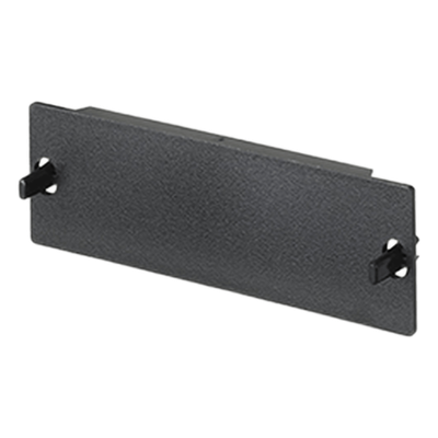 FAPB - Placa Ciega / Reserva Espacio Paneles Fibra Óptica / TIA/EIA-568-C.3 / Color Negro