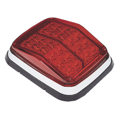 XT1895R - Luz de Advertencia LED / 8 x 6" (203 x 152 mm) / 24 LEDs / IP67 / 12-30 VCC / Patrones Múltiples / SAE-ECE