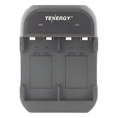 TN141/B - Cargador de Baterías / 2 Bahías / Ni-MH 9V / Indicadores LED / Protección de Polaridad / Cable USB Incluido