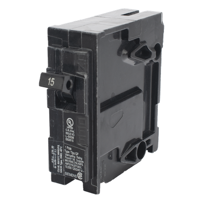 Q115S - Interruptor Automático Enchufable / 1 Polo / 15 A / 120 V AC / Capacidad de Interrupción 10 kA / UL 489