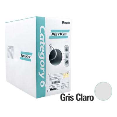 NUR6C04IG-M - Cable UTP Categoría 6 / 305 m (1000 ft) / 24 AWG / 250 MHz / CMR Riser / 4 Pares / Cobre Sólido