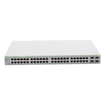 AT-GS950-48-10 - Switch WebSmart / 48 puertos Gigabit / 4 SFP Combo / 96 Gbps / 1U Rack