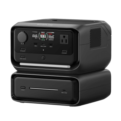 Ecoflow Estación de Energía Portátil / 572 Wh / 4 AC 800 W (Max. 1600 W) EFR3MAX