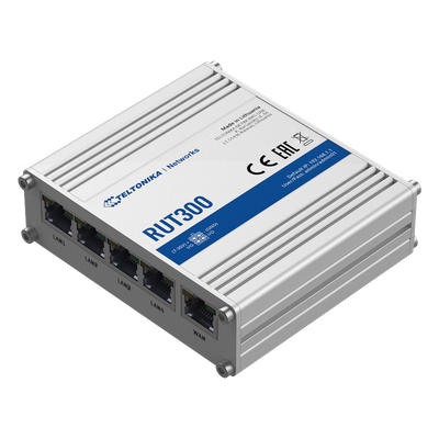 RUT300 - Router Industrial VPN, 5 Puertos 10/100 Mbps