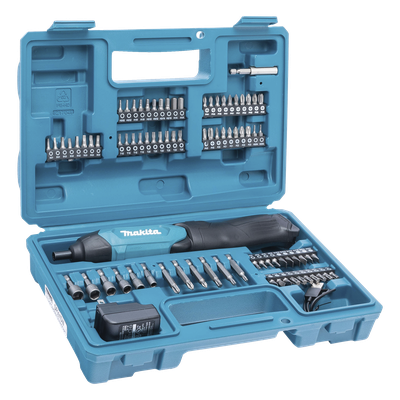DF-001-DW - Atornillador Reversible / 3.6V Li-Ion / 220 RPM / 6.0 N.m Torque / 81 Puntas / Cargador USB / Doble Posición