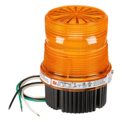 FB2LED-012024-A - Estrobo LED de advertencia / 12-24 VCD / Ámbar / IP66 e IP69K / UL y cUL / Montaje en superficie NPT 1/2"