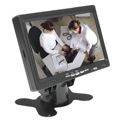 BMG7030H - Monitor TFT-LCD / 7 Pulgadas / Resolución 1024x600 / Brillo 300 cd/m² / Entradas HDMI VGA RCA / Operación -20 a 70 °C