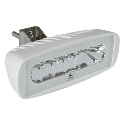 101102 - Luz led marina Caprera2 con bracket, emite luz color blanco y azul de 1000 lúmenes, fabricado bajo norma de protección IP67.