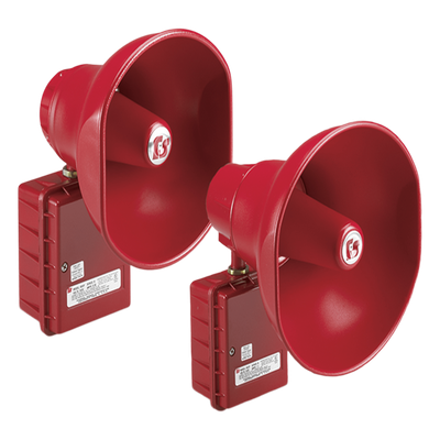 ASHP-024 - Altavoz amplificado / 15W / 24 VCD / UL listado contra incendios / CSFM aprobado / Uso interior y exterior