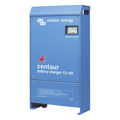 CC12/40 - Cargador de Baterías / 12V 40A / 160-400 Ah / 90-265 VCA / Tres Salidas Aisladas / Uso Marino y Terrestre