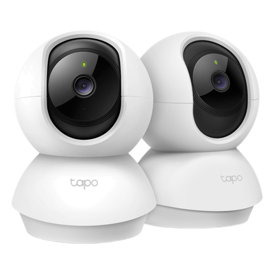 TAPO-C210-P2 - Cámara IP Wi-Fi Pan/Tilt / 2K 3 Megapixel / Visión Nocturna Starlight 9 m (29.5 ft) / Cobertura 360° Horizontal / Audio Bidireccional / MicroSD 256GB