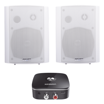 SF775AW/BT - Sistema de Altavoces Amplificados / 2x20W RMS a 8Ω / Bluetooth / Woofer 5'' / Tweeter 1.5'' / Montaje en Pared / Respuesta 80 Hz-18 kHz