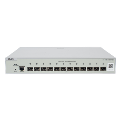 RG-NBS5500-12XS - Switch Administrable Full Aggregation Capa 3 / 12 Puertos SFP+ 10G / 240 Gbps / 1U / 11.81 x 9.13 x 1.73 in