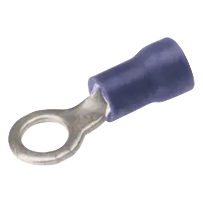 HUB-TP1-410 - Terminal de Anillo / 16-14 AWG / Ojillo 0.20 in / Barril Recubierto / 0.91 in (3 ft) Largo / Vinilo