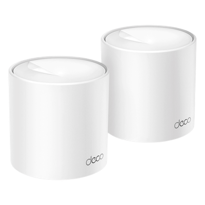 DECOX50-PRO-2PACK - Sistema Mesh Wi-Fi 6 / AX3000 Mbps / 3 Puertos Gigabit WAN/LAN Auto-Detección / 2 Antenas Internas / Administración App Móvil / HomeShield