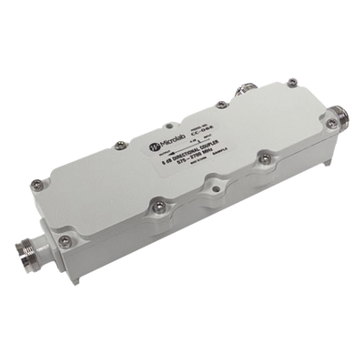 CC-06E - Acoplador direccional / 6 dB / 575-2700 MHz / 300 W / PIM -161 dBc / IP67 / Conector 4.3-10