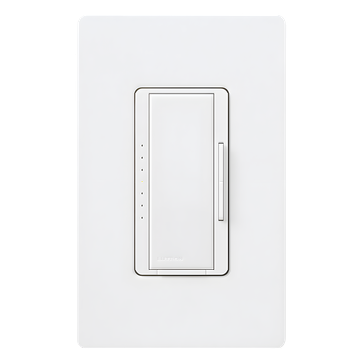 MACL-153M-SW - Atenuador Maestro C·L / 120 V 60 Hz / 150 W CFL-LED o 600 W inc-hal / unipolar, 3 vías o multilocalización / no requiere neutro / color Snow