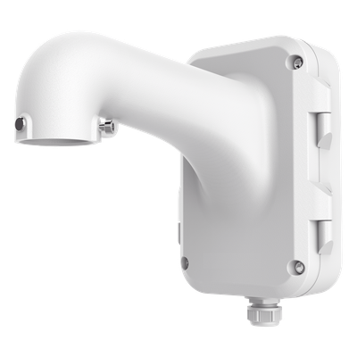 DS-1604ZJ - Soporte de Pared para Domo PTZ / Caja de Conexiones Integrada / IP66 / Aleación de Aluminio / 355.5x255.3x170.7 mm / 2.15 kg