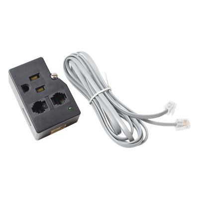 DTK1FF - Protector de Sobretensión / 120 VCA / 15 A / 40,000 A / RJ11 Telco / LED Diagnóstico / 0.23 lb