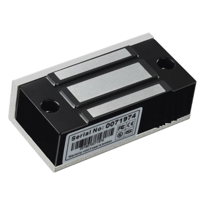 MAG40 - Chapa Magnética Electromagnética / 40 kg (88 lbs) / 12VCC / 24VCC / Aluminio Anodizado / 70 x 36.5 x 24 mm