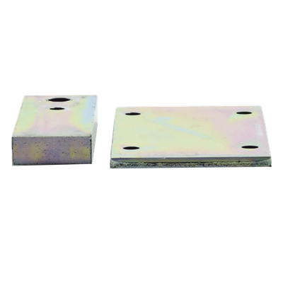 72840065 - Herrajes con Placa y Montura Posterior / Alta Resistencia / Compatibilidad FAAC 400/422 / Anti-corrosión