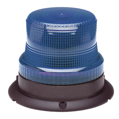 X6465-B - Mini Burbuja LED / 3 LEDs Ultra Brillantes / 12-80 VCC / Destello 75 FPM / SAE J845 Clase III / Policarbonato Resistente a Impactos / 5.1" x 3.9"