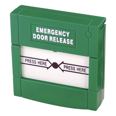 PROGLASSG - Botón de Emergencia Manual / Cubierta Enclavada / Contacto NO/NC / 24 VCC / 85 x 85 x 50 mm