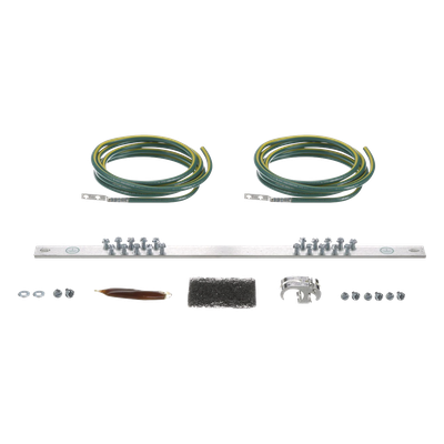 RGRKCBNJEJY - Kit de Puesta a Tierra / Jumpers 6 AWG / Barra 20 Orificios / Rack 19in / 2.44m (8ft)
