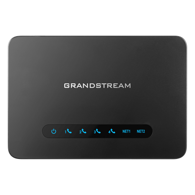HT-814-V2 - Gateway VoIP / 4 Puertos FXS / Router NAT Gigabit / Cifrado AES / SIP / Fax T.38