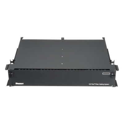 FLEX2U06 - Panel de Distribución de Fibra Óptica / 2 UR / Ultra Alta Densidad / 288 Fibras / Acceso Frontal y Trasero / Bandeja Dividida con Bloqueo