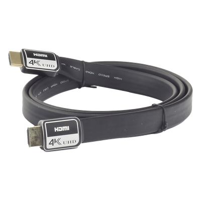 PHDMI1M - Cable HDMI Versión 2.0 Plano de 1 Metro (3.28 Pies) Optimizado para Resolución 4K Ultra HD