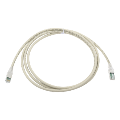 ZM6A-S05-04B - Patch Cord Cat6A S/FTP / 1.52 m (5 pies) / CM/LS0H / Blindado / Alta Densidad / Gris