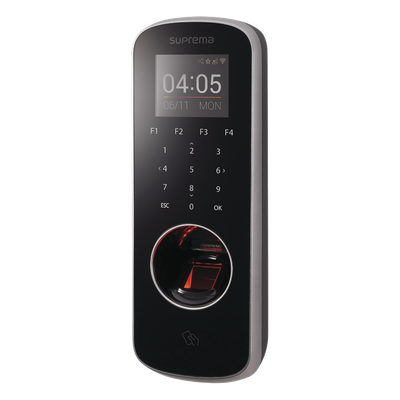 BSL2OE - Lector de Control de Acceso Biométrico / Pantalla LCD 2.0" / TCP-IP y RS-485 / Lector EM 125kHz / 500,000 Usuarios / 0.23 x 0.66 x 0.14 ft